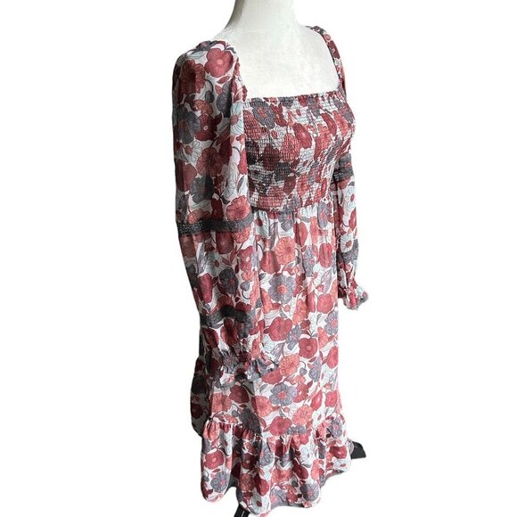ARITZIA Wilfred Floral Grace Midi Dress US S - Picture 6 of 10